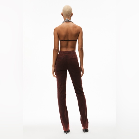 Like new Alexander Wang COWL CROP HALTER TOP IN METAL CHAINMAIL $795 - Picture 6 of 16